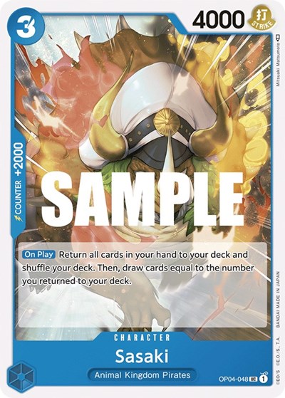 Sasaki #OP04-048 Kingdoms of Intrigue