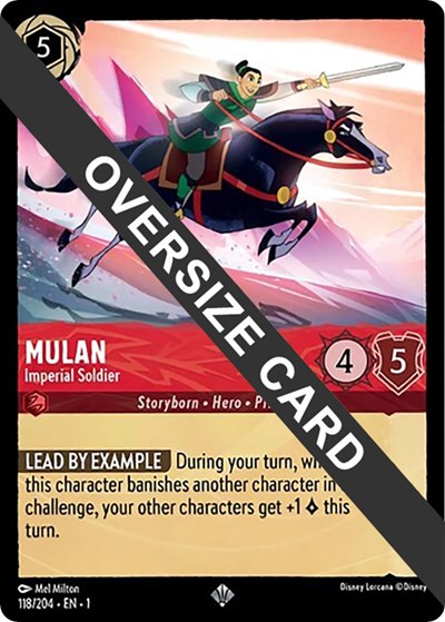 Mulan - Imperial Soldier (Oversized) #118 The First Chapter