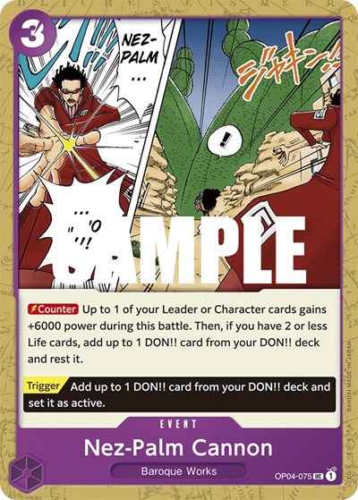 Nez-Palm Cannon #OP04-075 Kingdoms of Intrigue