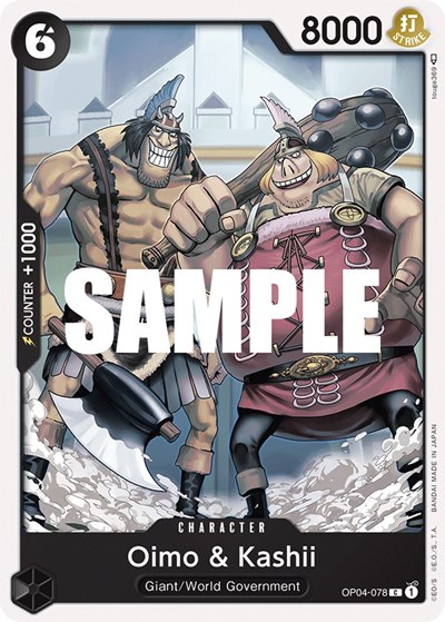 Oimo & Kashii #OP04-078 Kingdoms of Intrigue