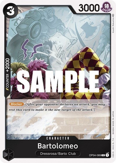 Bartolomeo #OP04-089 Kingdoms of Intrigue
