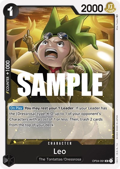 Leo #OP04-091 Kingdoms of Intrigue