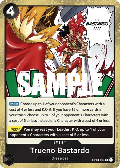 Trueno Bastardo #OP04-094 Kingdoms of Intrigue
