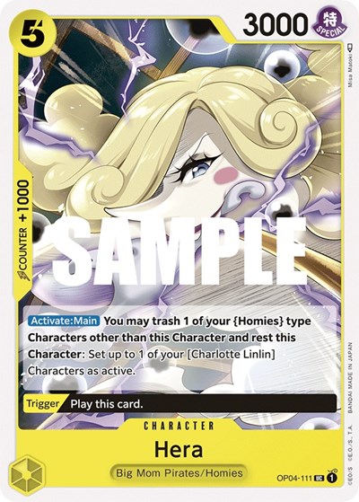 Hera #OP04-111 Kingdoms of Intrigue
