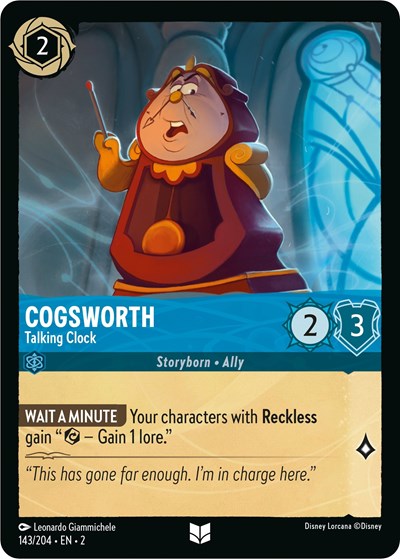 Cogsworth - Talking Clock #143 Rise of the Floodborn