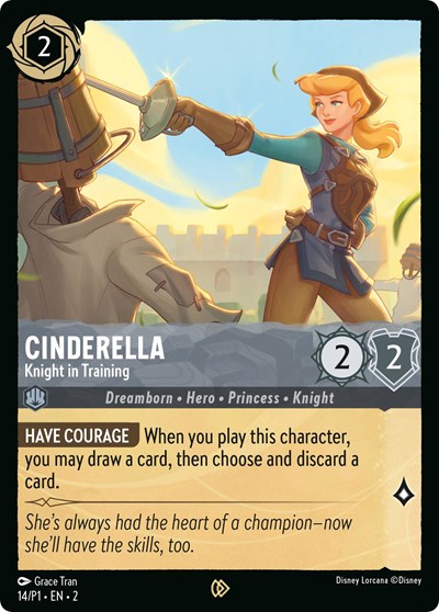 Cinderella - Knight in Training #14 Disney Lorcana Promo Cards