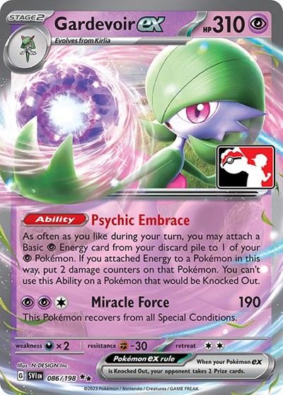 Gardevoir ex #86 Prize Pack Series Cards