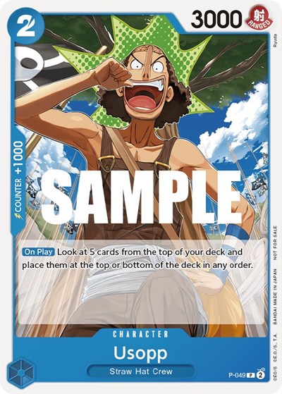 Usopp (Sealed Battle Kit Vol. 1) #P-049 One Piece Promotion Cards