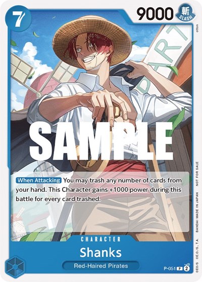 Shanks (Sealed Battle Kit Vol. 1) #P-051 One Piece Promotion Cards