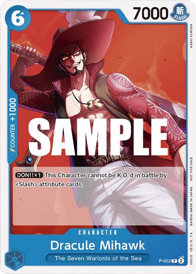 Dracule Mihawk (Sealed Battle Kit Vol. 1) #P-052 One Piece Promotion Cards
