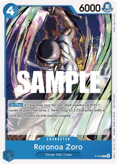 Roronoa Zoro (Sealed Battle Kit Vol. 1) #P-056 One Piece Promotion Cards