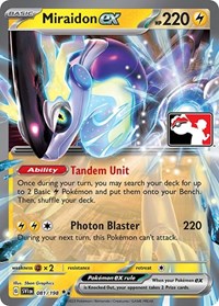 Miraidon ex Prize Pack Series Cards #81