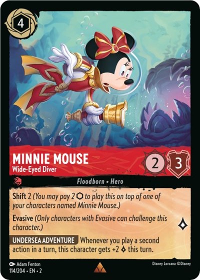 Minnie Mouse - Wide-Eyed Diver #114 Rise of the Floodborn