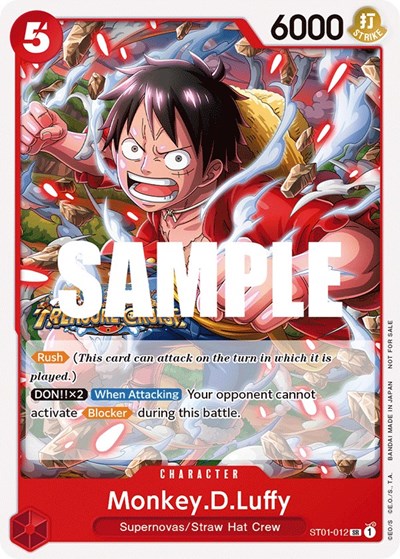 Monkey.D.Luffy (Tournament Pack Vol. 5) #ST01-012 One Piece Promotion Cards
