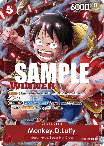 Monkey.D.Luffy (Winner Pack Vol. 5) #ST01-012 One Piece Promotion Cards