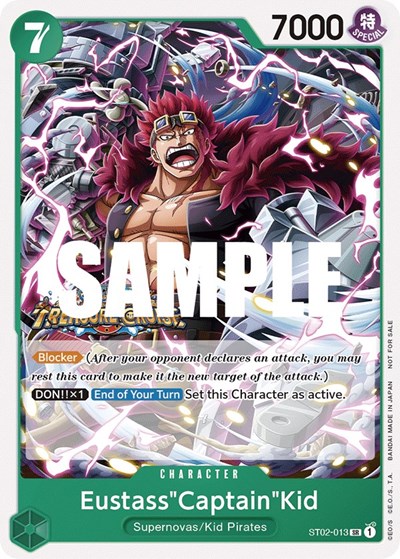 Eustass"Captain"Kid (Tournament Pack Vol. 5) #ST02-013 One Piece Promotion Cards