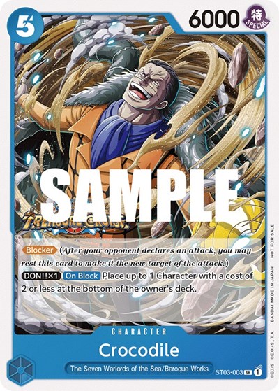 Crocodile (Tournament Pack Vol. 5) #ST03-003 One Piece Promotion Cards