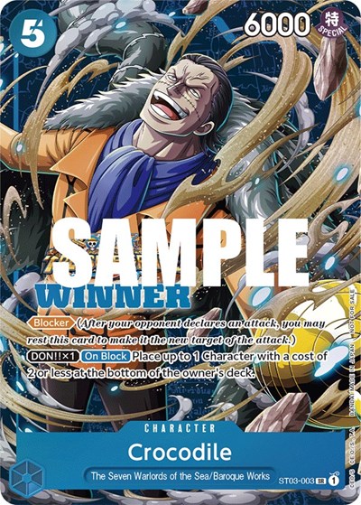 Crocodile (Winner Pack Vol. 5) #ST03-003 One Piece Promotion Cards