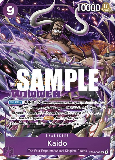 Kaido (Winner Pack Vol. 5) #ST04-003 One Piece Promotion Cards