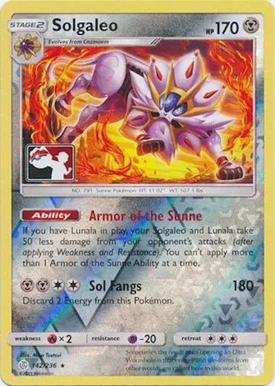 Solgaleo #142 League & Championship Cards