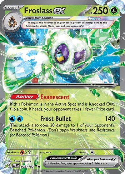 Froslass ex #3 Paradox Rift