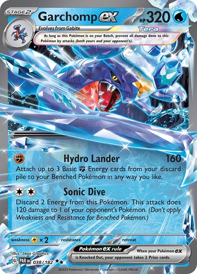 Garchomp ex #38 Paradox Rift
