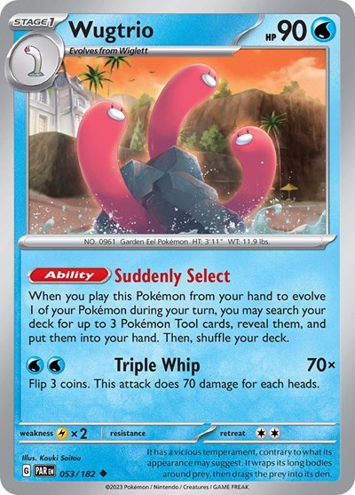 Wugtrio #53 Paradox Rift