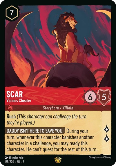 Scar - Vicious Cheater #125 Rise of the Floodborn