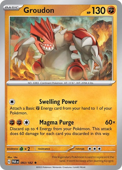 Groudon #93 Paradox Rift