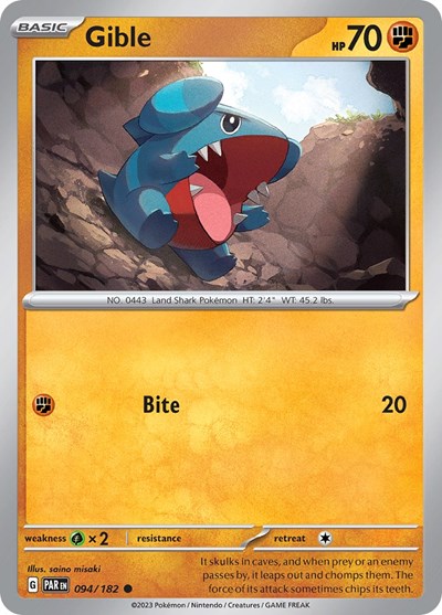 Gible #94 Paradox Rift