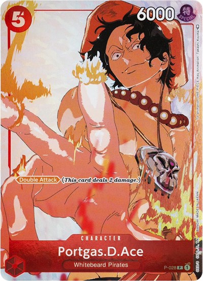 Portgas.D.Ace (Gift Collection 2023) #P-028 One Piece Promotion Cards