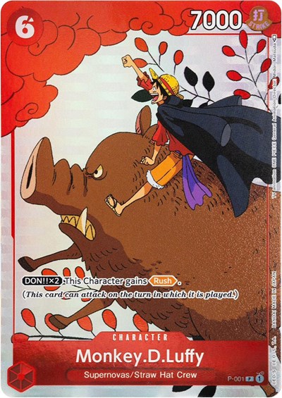 Monkey.D.Luffy (Gift Collection 2023) #P-001 One Piece Promotion Cards