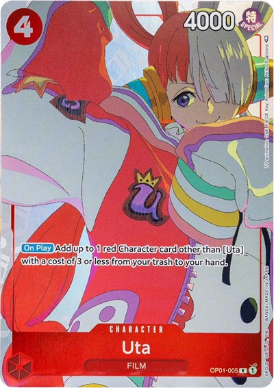 Uta (Gift Collection 2023) #OP01-005 One Piece Promotion Cards