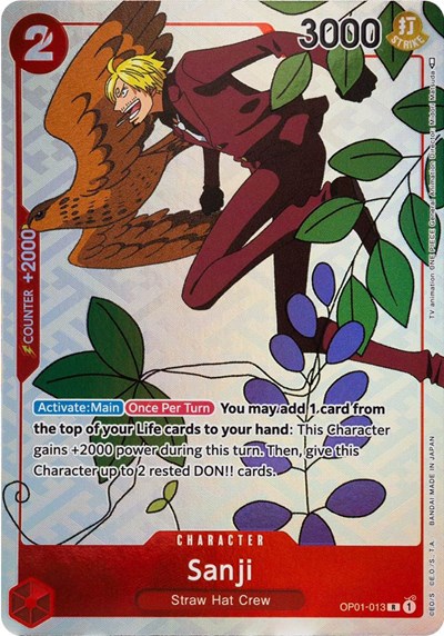 Sanji (Gift Collection 2023) #OP01-013 One Piece Promotion Cards