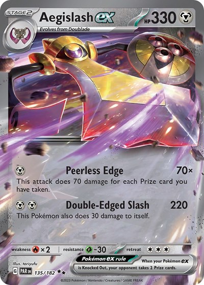 Aegislash ex #135 Paradox Rift