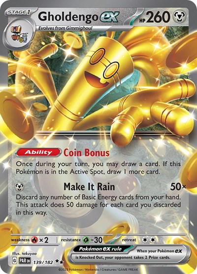 Gholdengo ex #139 Paradox Rift