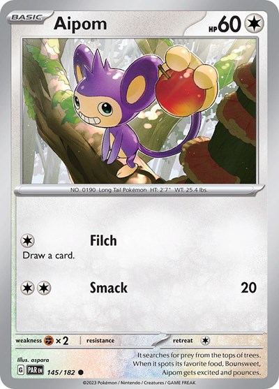 Aipom #145 Paradox Rift