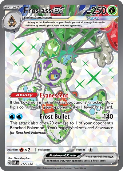 Froslass ex #217 Paradox Rift