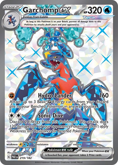Garchomp ex #219 Paradox Rift