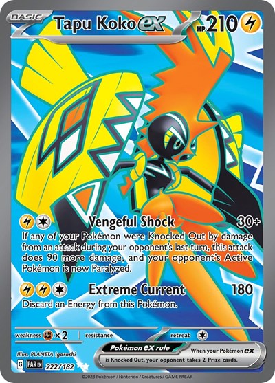 Tapu Koko ex #222 Paradox Rift