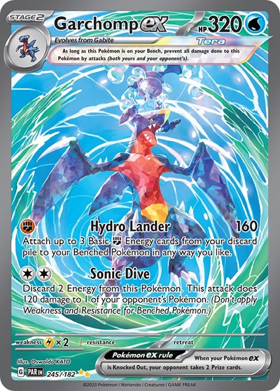Garchomp ex #245 Paradox Rift