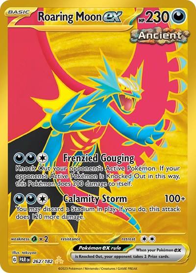 Roaring Moon ex #262 Paradox Rift