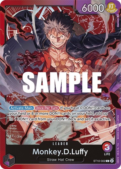 Monkey.D.Luffy #ST10-002 Ultra Deck: The Three Captains