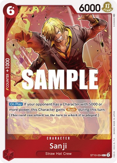 Sanji #ST10-004 Ultra Deck: The Three Captains