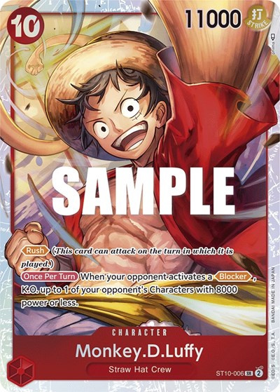 Monkey.D.Luffy #ST10-006 Ultra Deck: The Three Captains