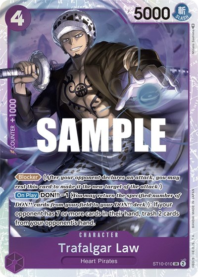 Trafalgar Law #ST10-010 Ultra Deck: The Three Captains