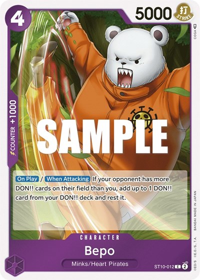 Bepo #ST10-012 Ultra Deck: The Three Captains