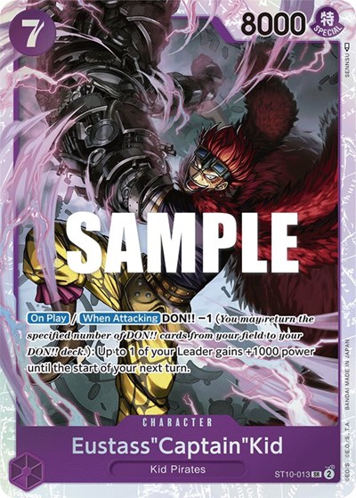 Eustass"Captain"Kid #ST10-013 Ultra Deck: The Three Captains
