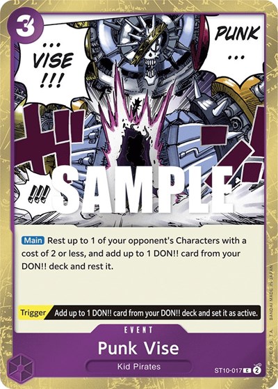 Punk Vise #ST10-017 Ultra Deck: The Three Captains