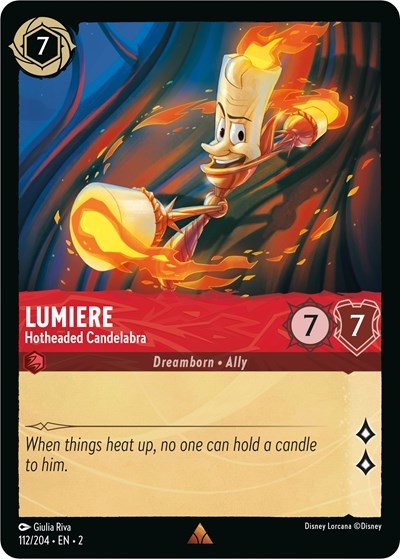 Lumiere - Hotheaded Candelabra #112 Rise of the Floodborn